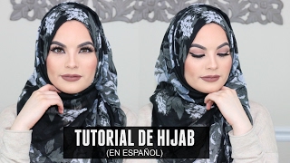 TUTORIAL DE HIJAB SPANISH OMAYA ZEIN [upl. by Ahsiemak298]