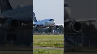 Star airlines flight landing 🛬🛬 short video flight landing shortvideo [upl. by Ailati]