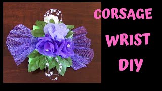 Wrist corsage Wedding wrist corsage Prom wrist corsage [upl. by Yclek]