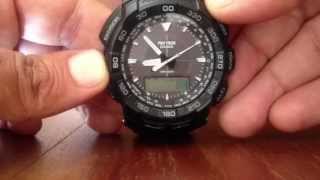 Casio PRG 550  2012 Model  Protrek [upl. by Aleinad273]