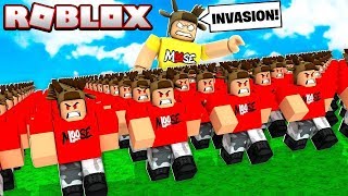 I BUILT A CLONE ARMY in ROBLOX [upl. by Asiulairam457]