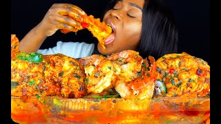 FUFU amp EGUSI SOUP MUKBANG  EATING SOUNDS  ASMR EATING  ASMR FOOD  AFRICAN FOOD MUKBANG [upl. by Lewie329]