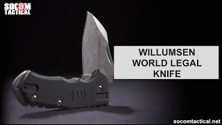 Willumsen Urban Tactical World Legal Knife  Socom Tactical [upl. by Idnahs162]