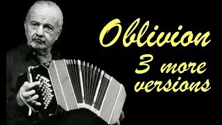 Oblivion Piazzolla  3 versions Kremer Violin Chinese Liugin Czech String Quartet [upl. by Latsyrhc]