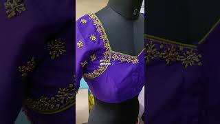 Mysore silk trending blouse designsaariwork shorts [upl. by Giraud975]