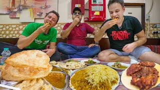 Ultimate PAKISTANI STREET FOOD Tour in Dubai 16 Hours Eating Biryani  BalloonSized Puris [upl. by Elke212]