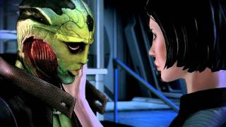 Mass Effect 2 Thane Romance 9 Romance scene [upl. by Crin]