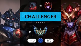 Challenger Match Super Aatrox vs Super Shyvana  EUW server Patch 1416 [upl. by Hannis]