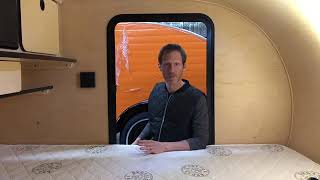 Review Why This Artisan Chose Custom Mattress Factory for His Teardrop Trailers [upl. by Clarisa]