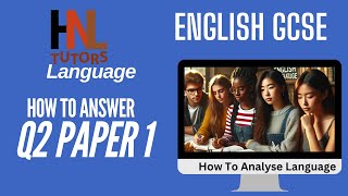 AQA GCSE English Language Questions Step by Step Guide Q2 Paper 1 Sample Answer [upl. by Drescher]