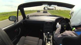 MX5 OC Blyton 2014 Sun OPL East Circuit 1 Spin [upl. by Ivan]