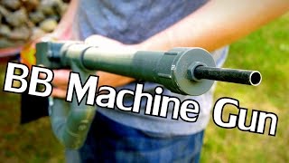 DIY Airsoft BB Machine Gun  5000  Rounds Per Minute  NightHawkInLight [upl. by Tselec]