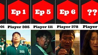 Comparison Squid Game Players Death by Episode [upl. by Indihar708]