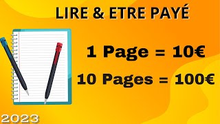 Gagner de largent en lisant  1 Page  10€  Argent PayPal [upl. by Ylram1]