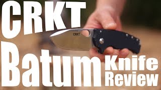 CRKT Batum Knife Review A well balanced 7 ounce folder with 3 inch blade [upl. by Parnell]