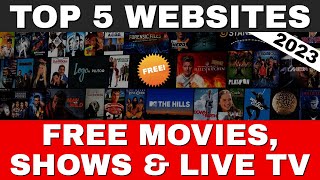 Top 5 Best Free Movie Sites Online  Free amp Legal Movie Websites [upl. by Niraa]