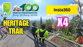 PENANG HILL HIKING  HERITAGE TRAIL  SHOT BY INSTA360 X4 [upl. by Addy]