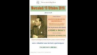 Parliamo di Ranuccio Bianchi Bandinelli 10 ottobre 2018 [upl. by Platas855]