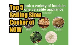 Top 5 Selling Slow Cooker of NOW [upl. by Trebeh345]