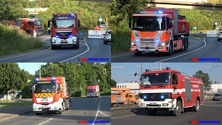 großer Waldbrand im Taunus  5 Hektar in Flammen Großalarm für Feuerwehren des RheinMainGebiets [upl. by Airamasor]