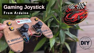 Arduino JOYSTICK for PC games  Homemade Arduino Game Controllerwith CODE  UnoJoy joystick [upl. by Montfort]