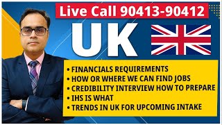 Live Call 9041390412 UK FINANCIALS REQUIREMENTS  HOW OR WHERE WE CAN FIND JOBS  IHS IS WHAT [upl. by Nnaillij]