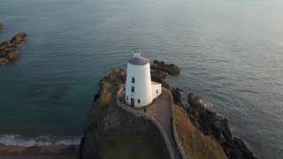 Tŵr Mawr lighthouse  Ynys Llanddwyn   DJI Mavic Pro 4K Drone Video [upl. by Eibur616]