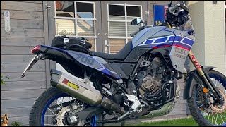 Yamaha Tenere 700 Akrapovic exhaust sound [upl. by Ebocaj]