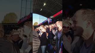 Holmesdale Fanatics wave flags cpfc spurs ultras [upl. by Ahsennod]