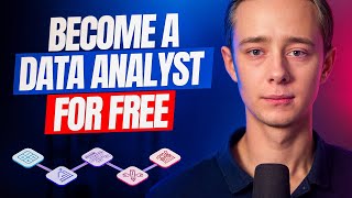 How to Become a Data Analyst in 2024 Completely FREE [upl. by Ahtilat]