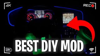 I INSTALLED AMBIENT LIGHTING IN MY DODGE CHARGER RTBEST DIY MOD😱 [upl. by Sherrod911]