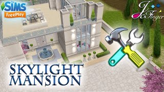 The Sims FreePlay 🛠 LIVE BUILD ⚠️ 🌤💠 SKYLIGHT MANSION 🌤💠 [upl. by Introk]