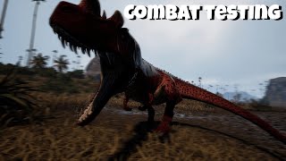 New update combat testing The Isle Evrima [upl. by Meekah]