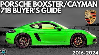 Porsche 718 Boxster  Cayman Buyers Guide 982 20162024 Common faults and reliability [upl. by Emelun]