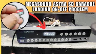 Megasound ASTRA SD Card Karaoke Player Loading Screen at nag onoff Problem Ayaw tumuloy [upl. by Reinke186]