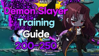 Demon Slayer Training Guide 200  250 [upl. by Alyosha]