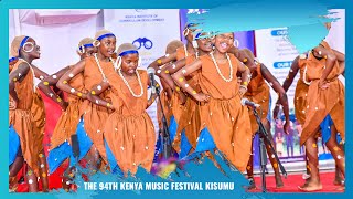 DAMACREST PERFORMS KIKUYU TRADITIONAL SONG AT THE 94TH KENYA MUSIC FESTIVAL IN KISUMU [upl. by Aistek]