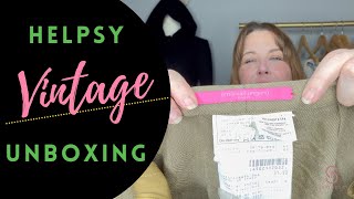 Can I Really Make 1500  Helpsy Vintage Variety Unboxing  Sourcing Vintage Parttime Reseller [upl. by Mohn]