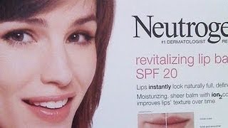 Neutrogena Review amp Compare  Revitalizing Lip Balm amp Moisture Shine Lip Gloss [upl. by Fosdick]