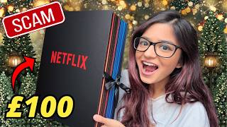 UNBOXING A £100 NETFLIX ADVENT CALENDAR [upl. by Iraj]