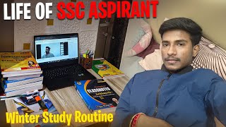 Life Of SSC Aspirant। Winter Study Routine 🔥 Himanshu Yadavssccgl studyvlog [upl. by Libbey]