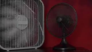 ►Box Fan Oscillating Fan Noise in Stereo Rotating Fan White Noise Box Fan  10 hours [upl. by Still]