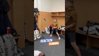 Reaction training for goalies 🥅🙂✅ [upl. by Aimar]