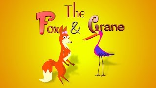 The Fox and Crane  Kilkariyan  English Stories  Bedtime Children Stories  Moral Stories [upl. by Yrome]