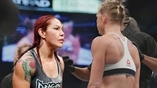 UFC HOLLY HOLM LASHES OUT ON CRIS CYBORG MAKE THE FIGHT 140 CATCHWEIGHT [upl. by Ahsillek]