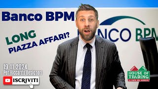 Azioni Banco BPM da COMPRARE o VENDERE dopo Opa su Anima e salita in MPS [upl. by Mulford]