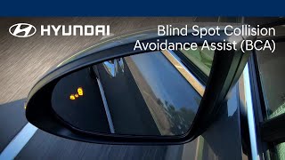 Blind Spot CollisionAvoidance Assist  Hyundai [upl. by Mcginnis]