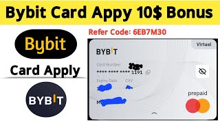 Bybit Card Appy Bangladesh  Bybit Referral Bonus Code  How to apply for bybit card [upl. by Saerdna]