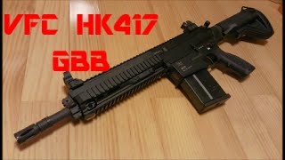 VFCUMAREX HampK HK417 GBB レビュー [upl. by Ainosal]