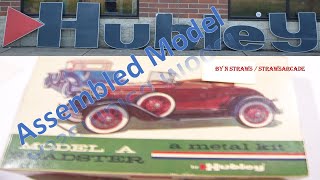 Hubley Ford Model A Roadster Built vlogmas vintage car survivor n straws strawsarcade [upl. by Lin]